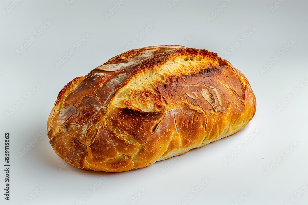 Isolated bread loaf. Food bakery, wheat flour. Healthy white and brown crust. Fresh homemade bake. Background of whole cereal breakfast. Yeast meal, natural grain. Crusty object Isolated bread loaf. Food bakery, wheat flour. Healthy white and brown crust. Fresh homemade bake. Background of whole cereal breakfast. Yeast meal, natural grain. Crusty object