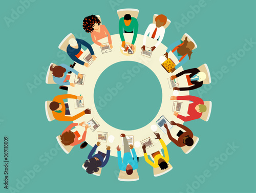 Global Collaboration: A Diverse Gathering at the Round Table of Unity