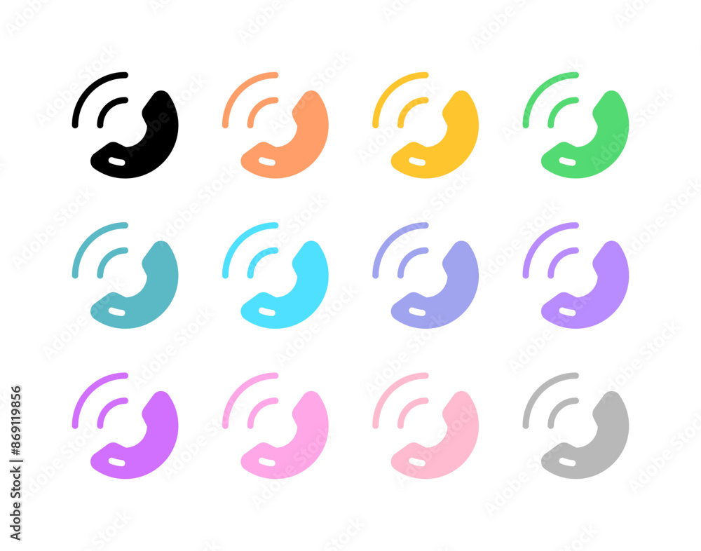 Vector phone call, call center icon. Black, white background. Perfect for app and web interfaces, infographics, presentations, marketing, etc. Vector phone call, call center icon. Black, white background. Perfect for app and web interfaces, infographics, presentations, marketing, etc.
