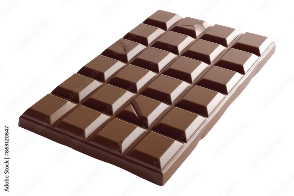 Chocolate bar isolated on transparent background Chocolate bar isolated on transparent background
