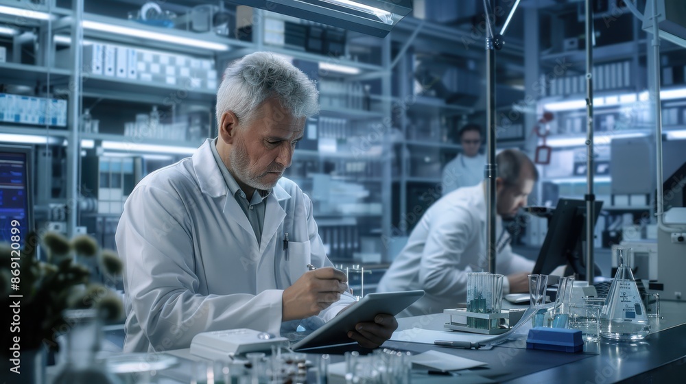 The scientist in the lab The scientist in the lab