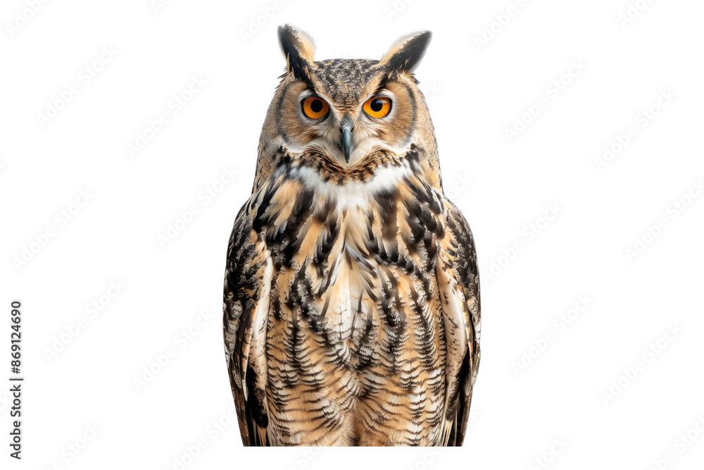 Eagle owl isolated on transparent background Eagle owl isolated on transparent background