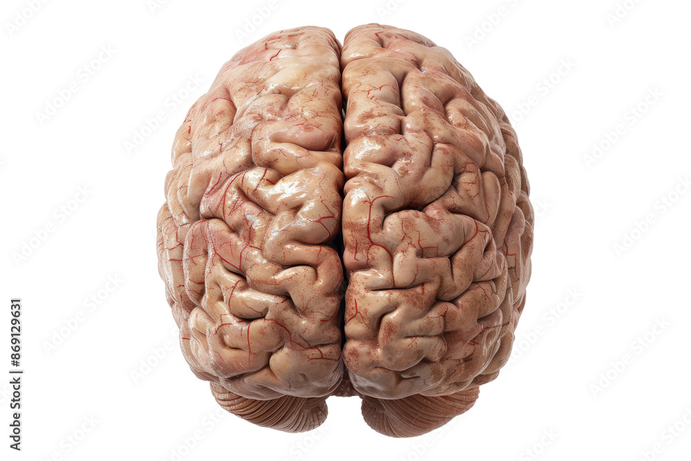 Human brain isolated on transparent background Human brain isolated on transparent background