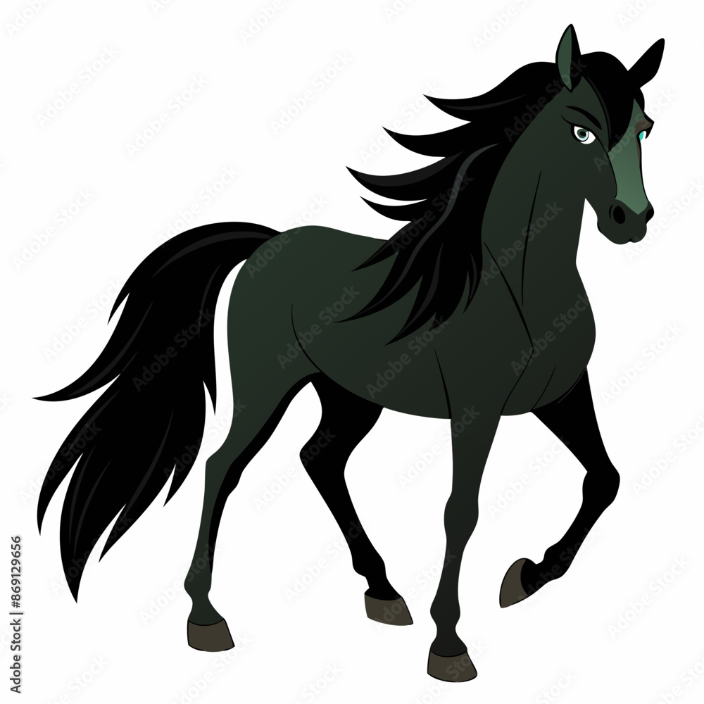 Obraz premium horse illustration