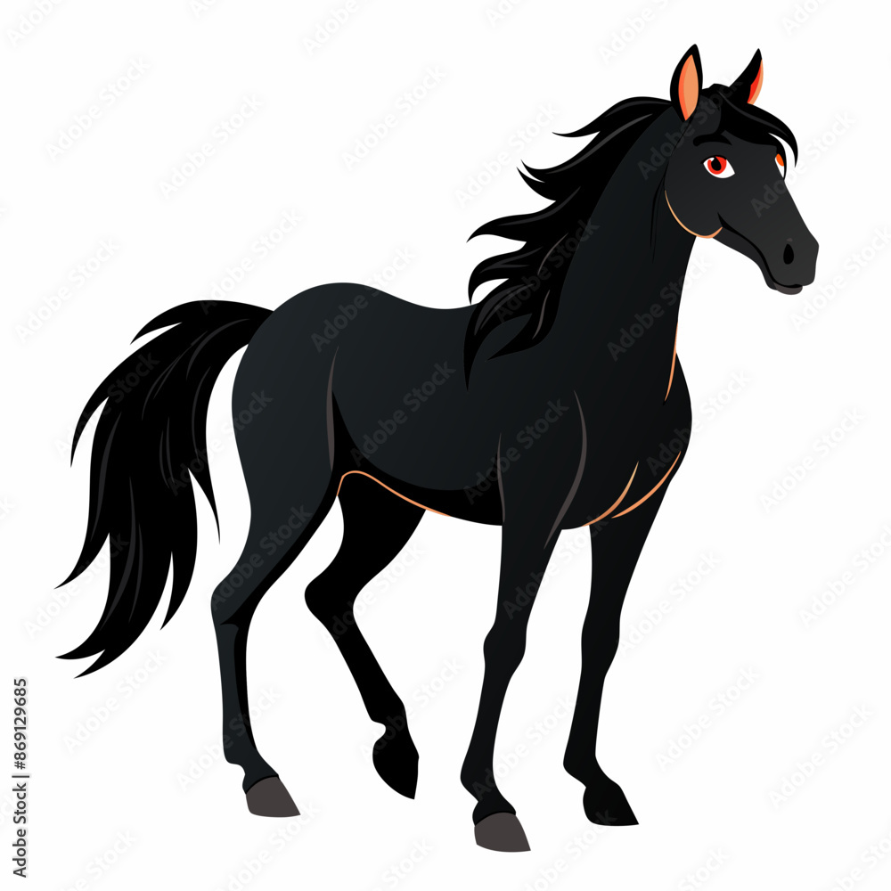 Obraz premium horse illustration