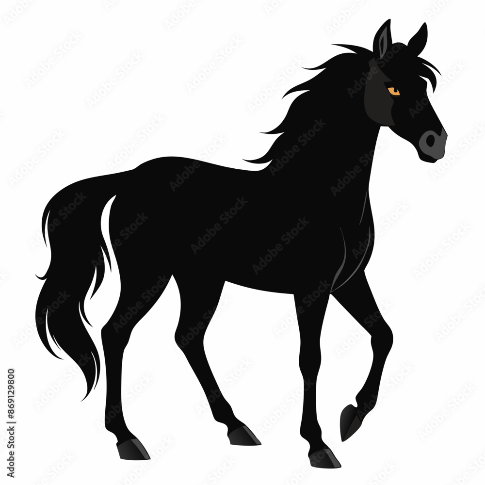 silhouette of a horse silhouette of a horse