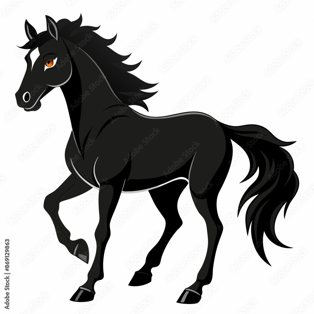 Obraz premium horse illustration