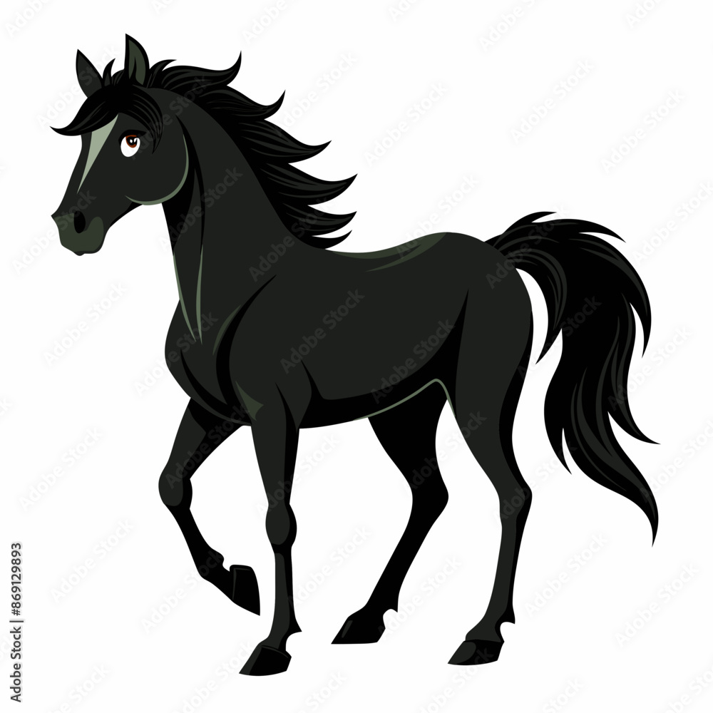 horse silhouette isolated on white horse silhouette isolated on white