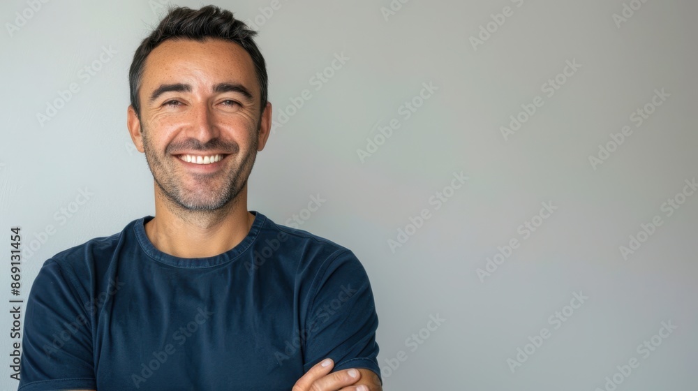 Fototapeta premium The Smiling Happy Man