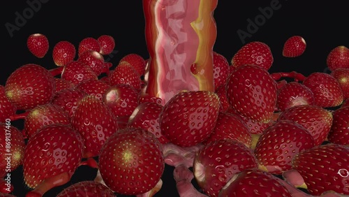 Strawberry juice