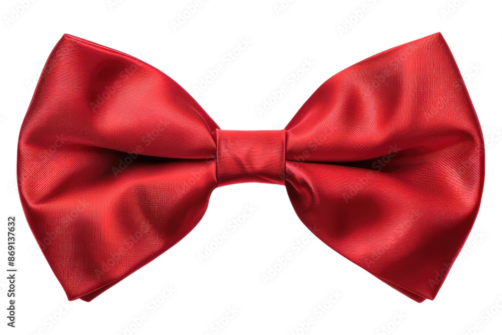 Red bow tie isolated on transparent background Red bow tie isolated on transparent background