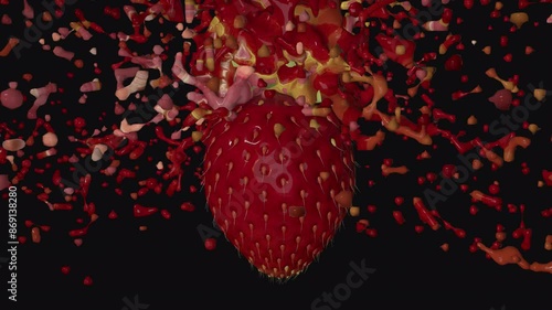 Strawberry juice