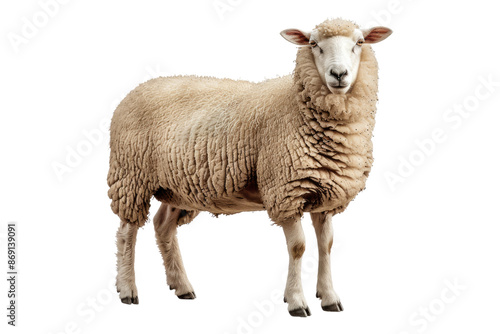 Sheep isolated on transparent background