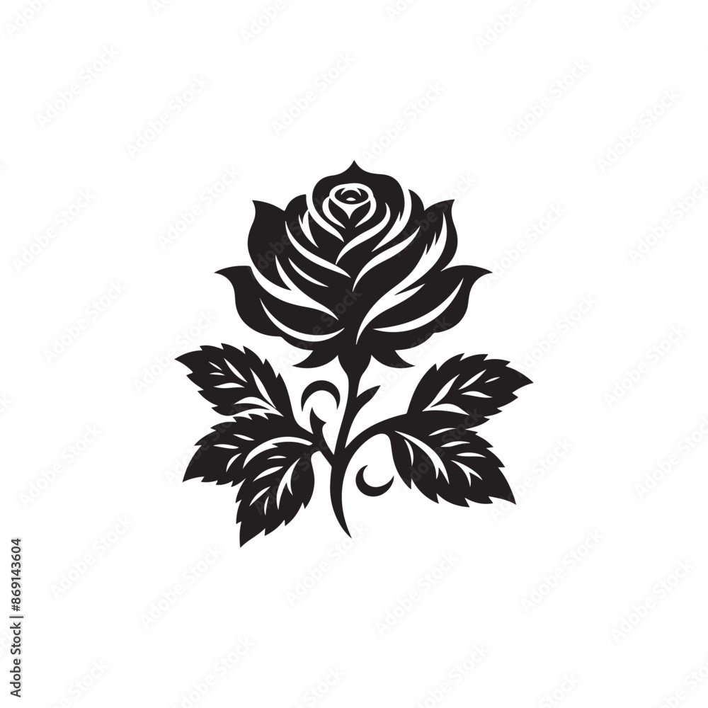 Silhouette Flower art black color only Silhouette Flower art black color only