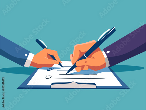 Hand in Hand: The Formalization of Agreements through Signed Contracts
