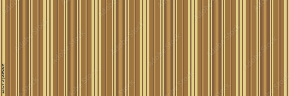 Obraz premium Packaging texture fabric background, neutral vertical stripe textile. Trendy vector seamless pattern lines in orange and yellow colors.