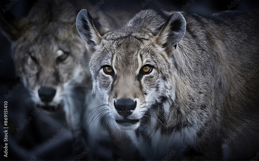 Fototapeta premium Close-up portrait of adorable animal.