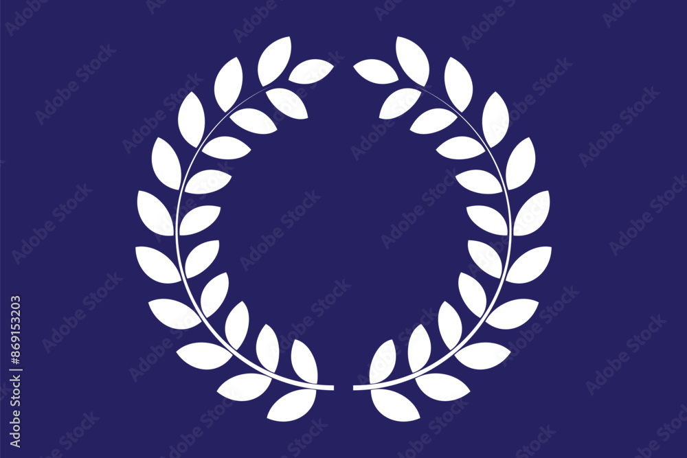 laurel wreath vector silhouette vector art illustration laurel wreath vector silhouette vector art illustration
