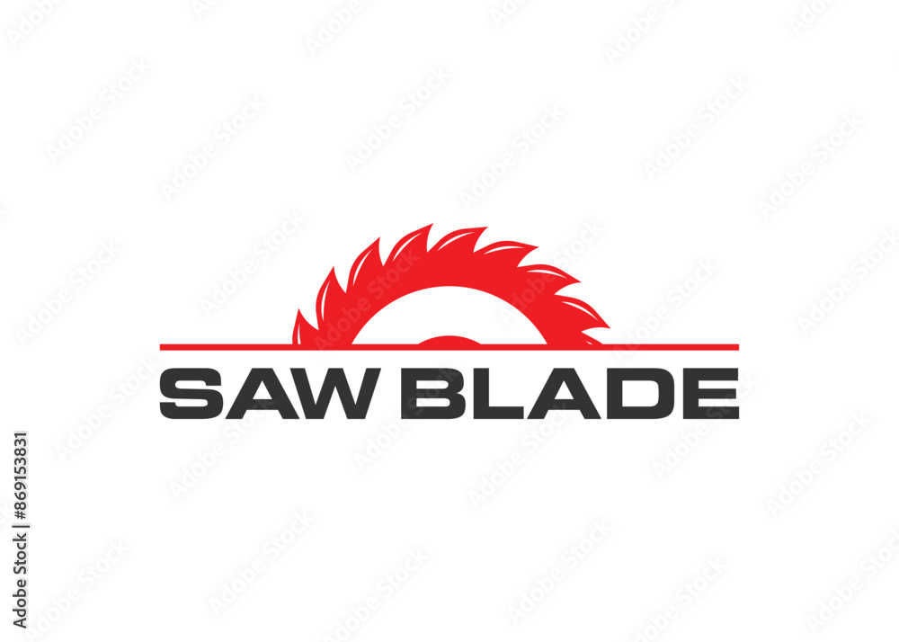 Minimal and professional Saw blade logo design template. Simple woodworking logo Minimal and professional Saw blade logo design template. Simple woodworking logo