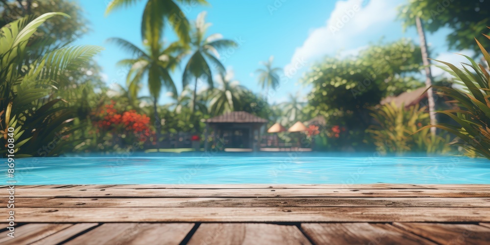 Tropical Paradise Poolside Tropical Paradise Poolside