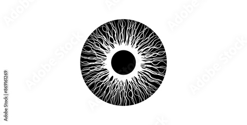 Iris medical poster