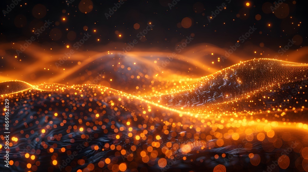 Fototapeta premium abstract technological or blockchain background