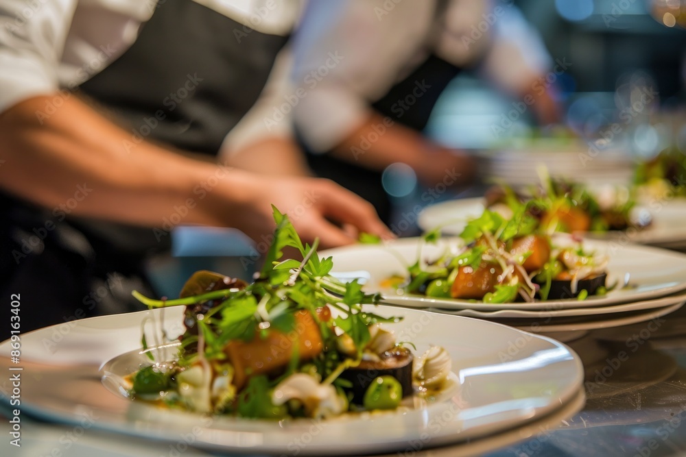 Professional Photography of Chef Event Menus, showcasing the chef's creation of tailored menus for events and gatherings, Generative AI Professional Photography of Chef Event Menus, showcasing the chef's creation of tailored menus for events and gatherings, Generative AI