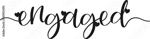 Engagement Cake Topper