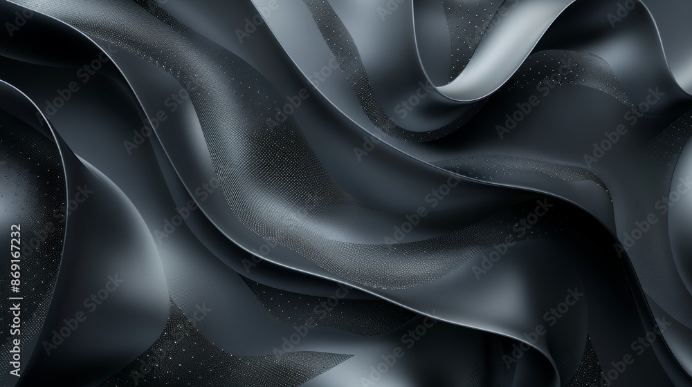 Obraz premium Gray Background with an Attractive and Futuristic Abstract Pattern 