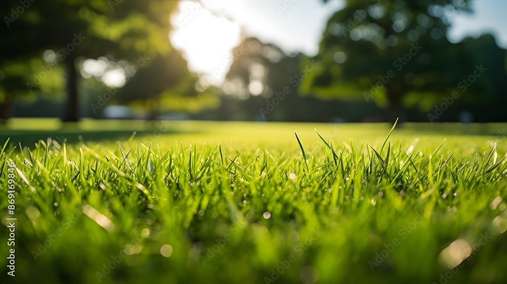 Freshly cut grass in a park, clean and earthy scent, Sony Alpha 6600, midday sun, vibrant and fresh Freshly cut grass in a park, clean and earthy scent, Sony Alpha 6600, midday sun, vibrant and fresh