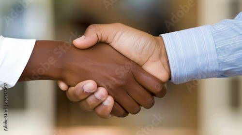 Handshake at Business Meeting 