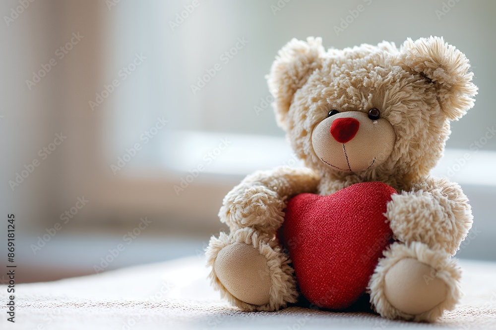 Teddy Bear with Red Heart Teddy Bear with Red Heart