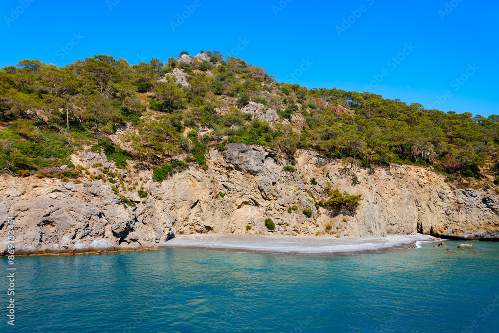 Fototapeta premium Camel Beach near Oludeniz village, Fethiye district in Turkey
