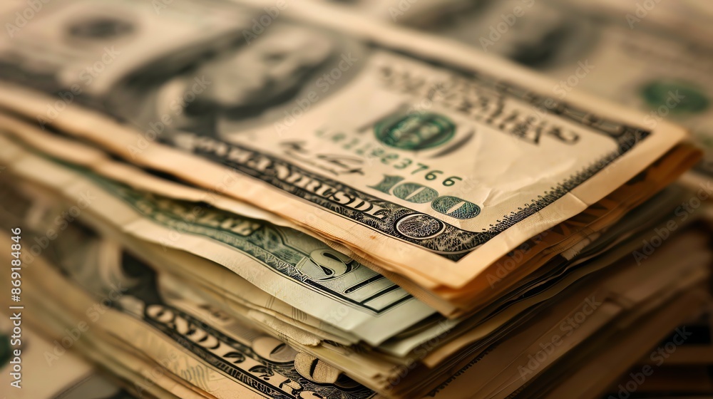 close up photo of financial options art stack of dollars close up photo of financial options art stack of dollars