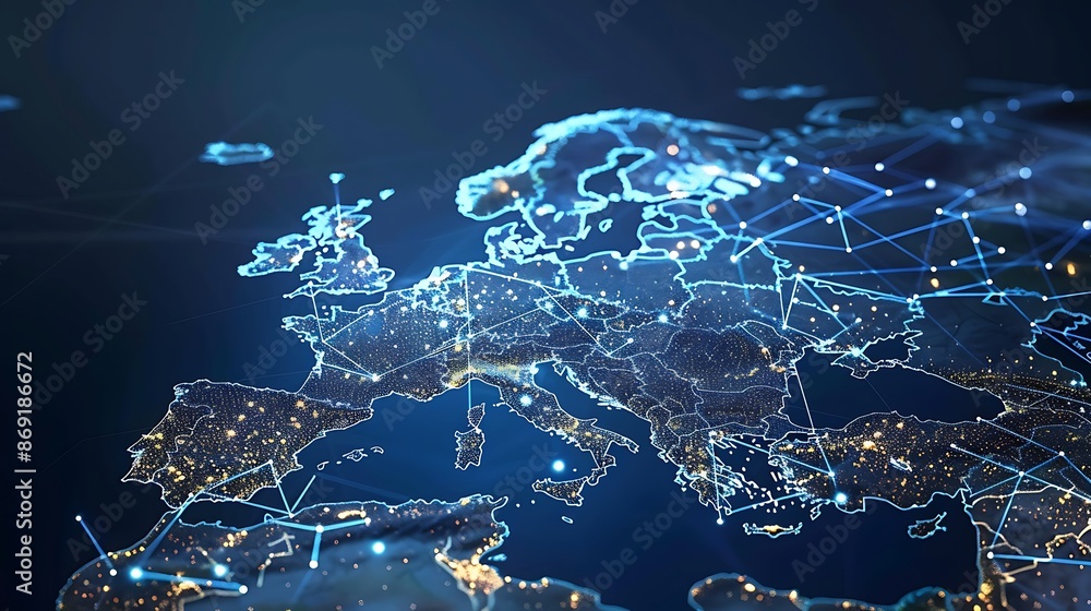 Europe's Digital Network: A Map of Interconnectedness Europe's Digital Network: A Map of Interconnectedness