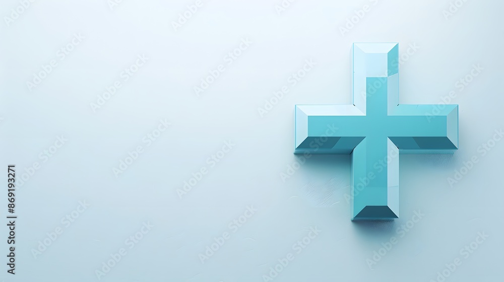 Obraz premium colorful medical cross background
