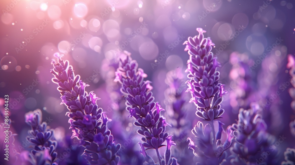 Lavender Purple Background with Softness and Serenity Lavender Purple Background with Softness and Serenity