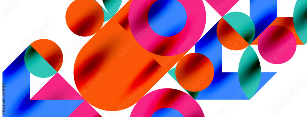 Circle pattern, round elements with lines and arrows composition for wallpaper, banner, background or landing Circle pattern, round elements with lines and arrows composition for wallpaper, banner, background or landing