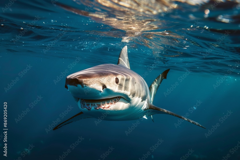 Fototapeta premium Shark at sea