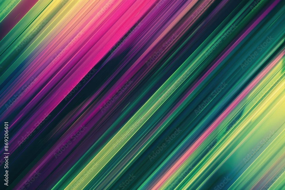 Vibrant lines flowing on green and purple backdrop Vibrant lines flowing on green and purple backdrop