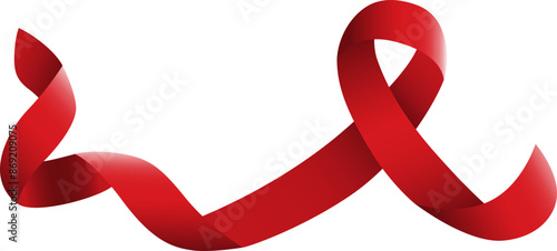 Red Awarness Ribbon AIDS