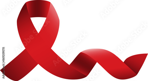 Red Awarness Ribbon AIDS