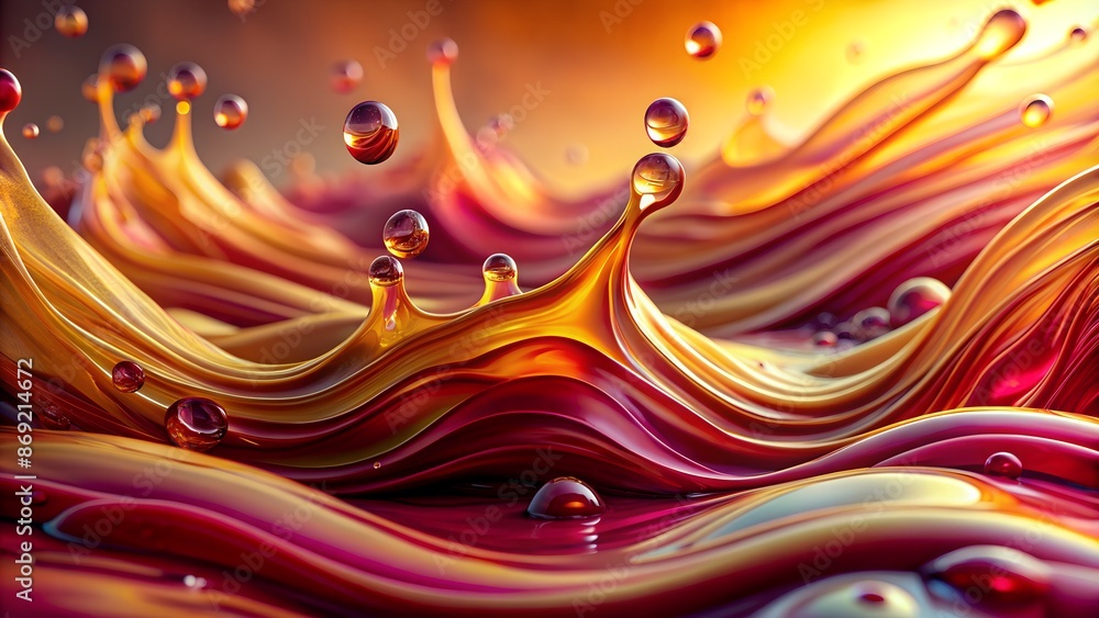 Abstract picture featuring fluid, velvety textures Abstract picture featuring fluid, velvety textures