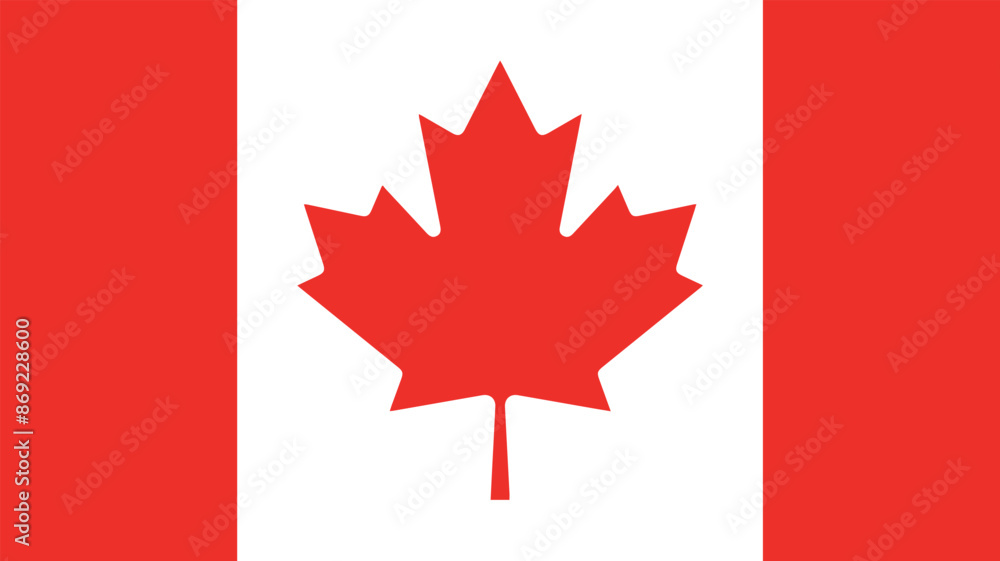Official vector flag of Canada. Illustration eps10. Official vector flag of Canada. Illustration eps10.
