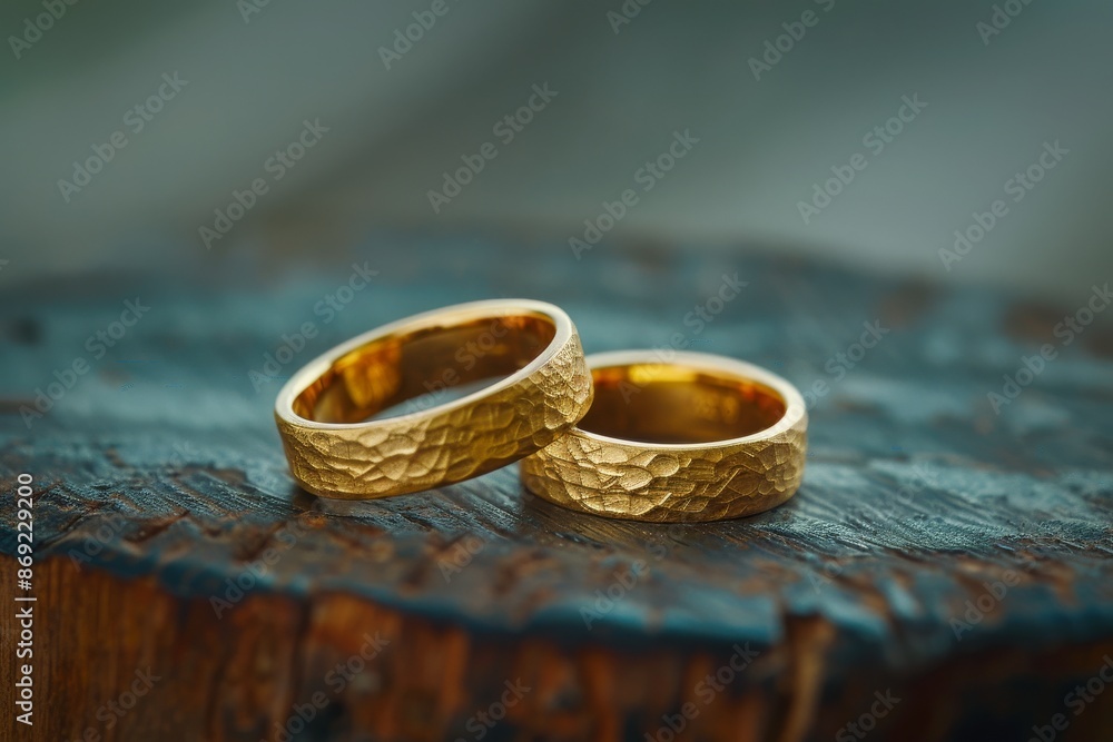 Two golden wedding rings Two golden wedding rings