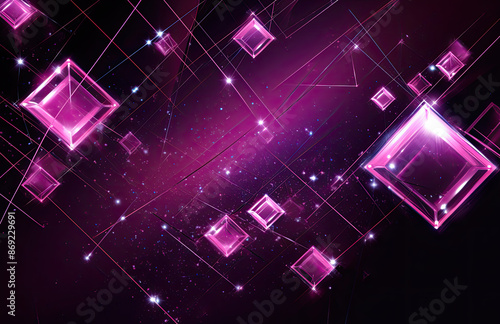 Abstract background with glowing lights for graphic use. Created with AI