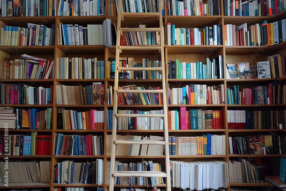 Home Library with Floor-to-Ceiling Bookshelves and Cozy Reading Nooks Home Library with Floor-to-Ceiling Bookshelves and Cozy Reading Nooks