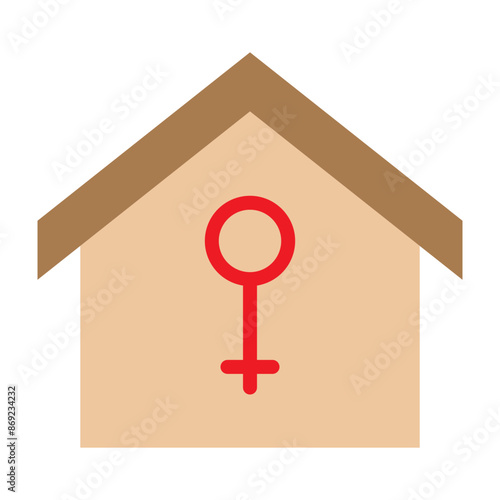 Refuge Vector Flat Icon Design