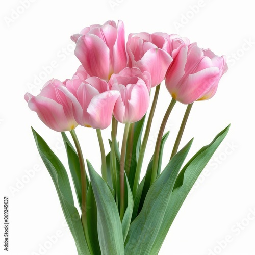 Vase Filled With Pink Flowers on Table