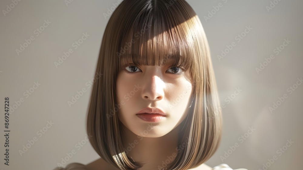 清楚できれいな女性のお顔 清楚できれいな女性のお顔